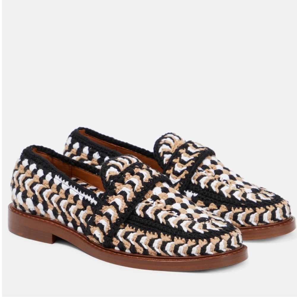 Chloe Kayla Crochet Loafers